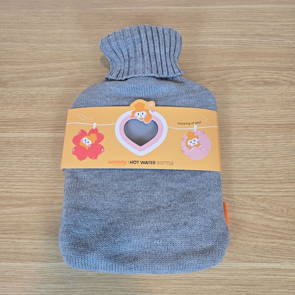 Water Bottle gift set for cramps and warmth